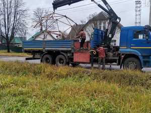 Перевоз паутинки с Куйбышева 14 на базу,потом установят на Чайковского 8.jpeg